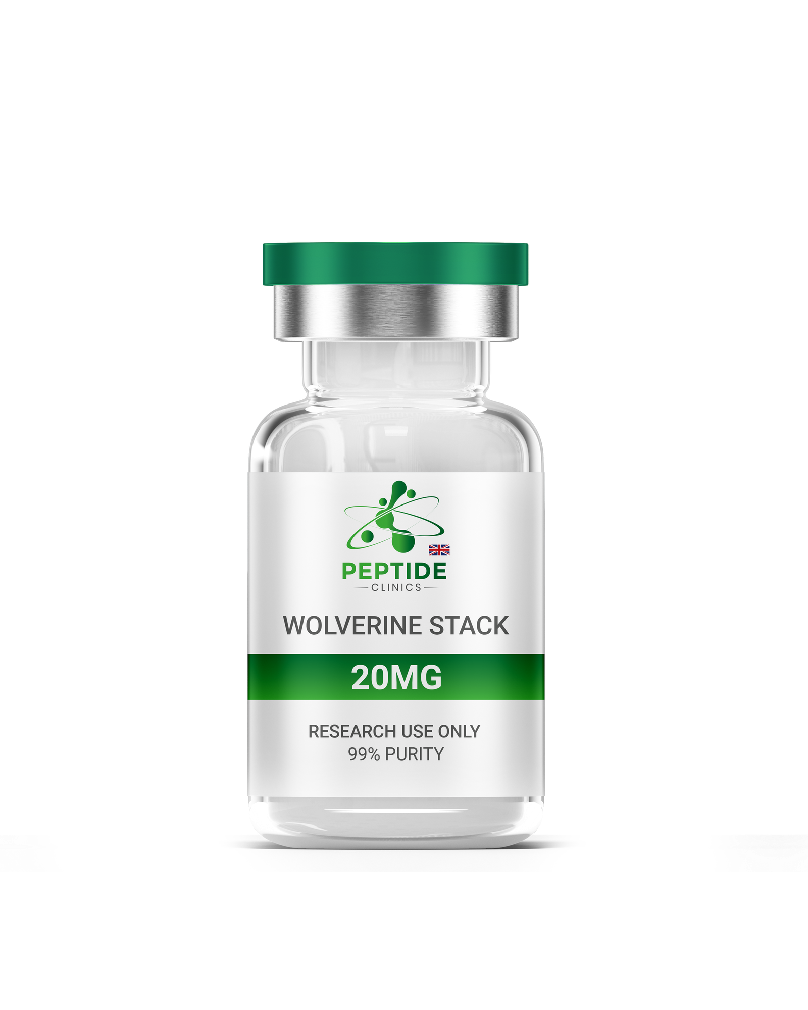 Wolverine Stack – BPC-157 10mg + TB-500 10mg (20mg Blend)